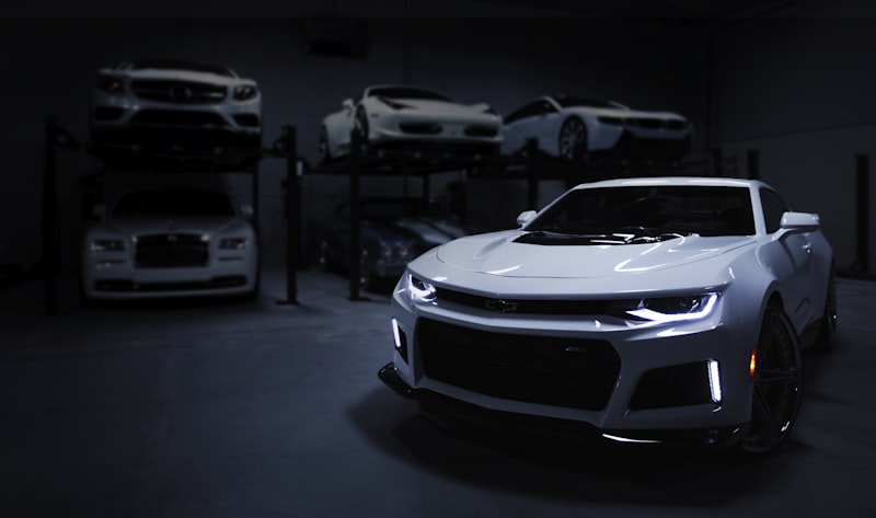 Luxury sports car with showroom-quality finish